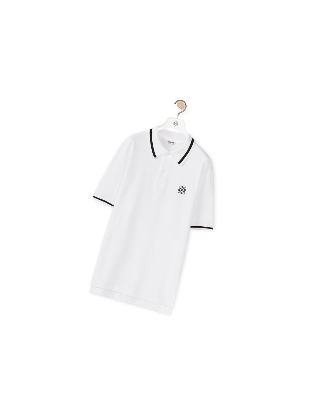 Loewe Anagram polo in cotton White | XS7653492