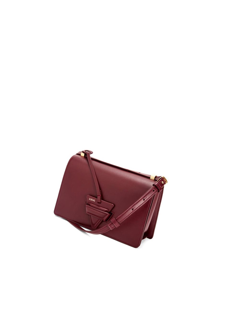 Loewe Barcelona bag in silk calfskin Berry | LE9635702