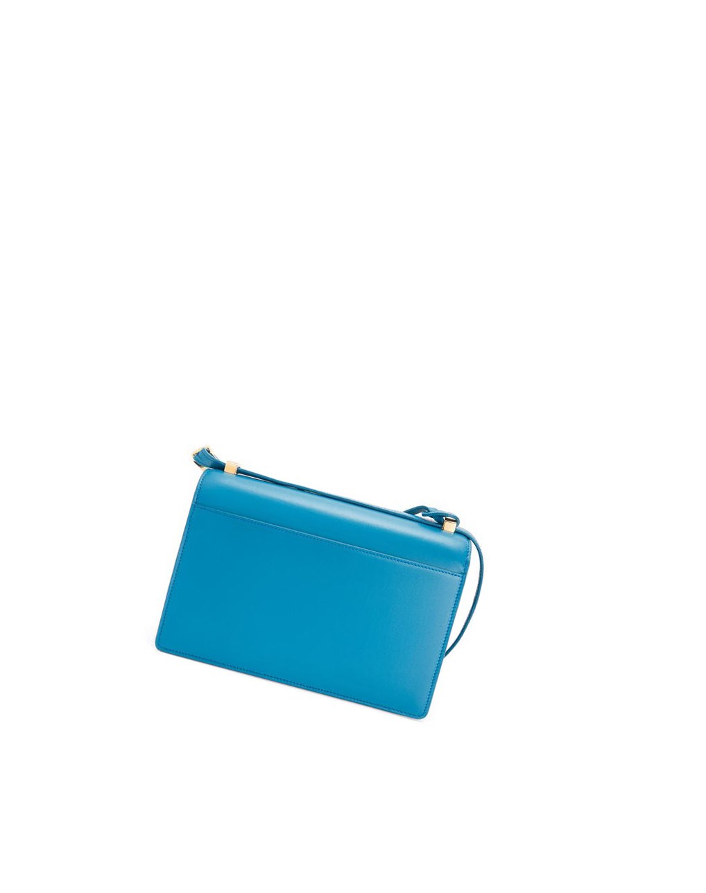 Loewe Barcelona bag in silk calfskin Lagoon Blue | EB1248957