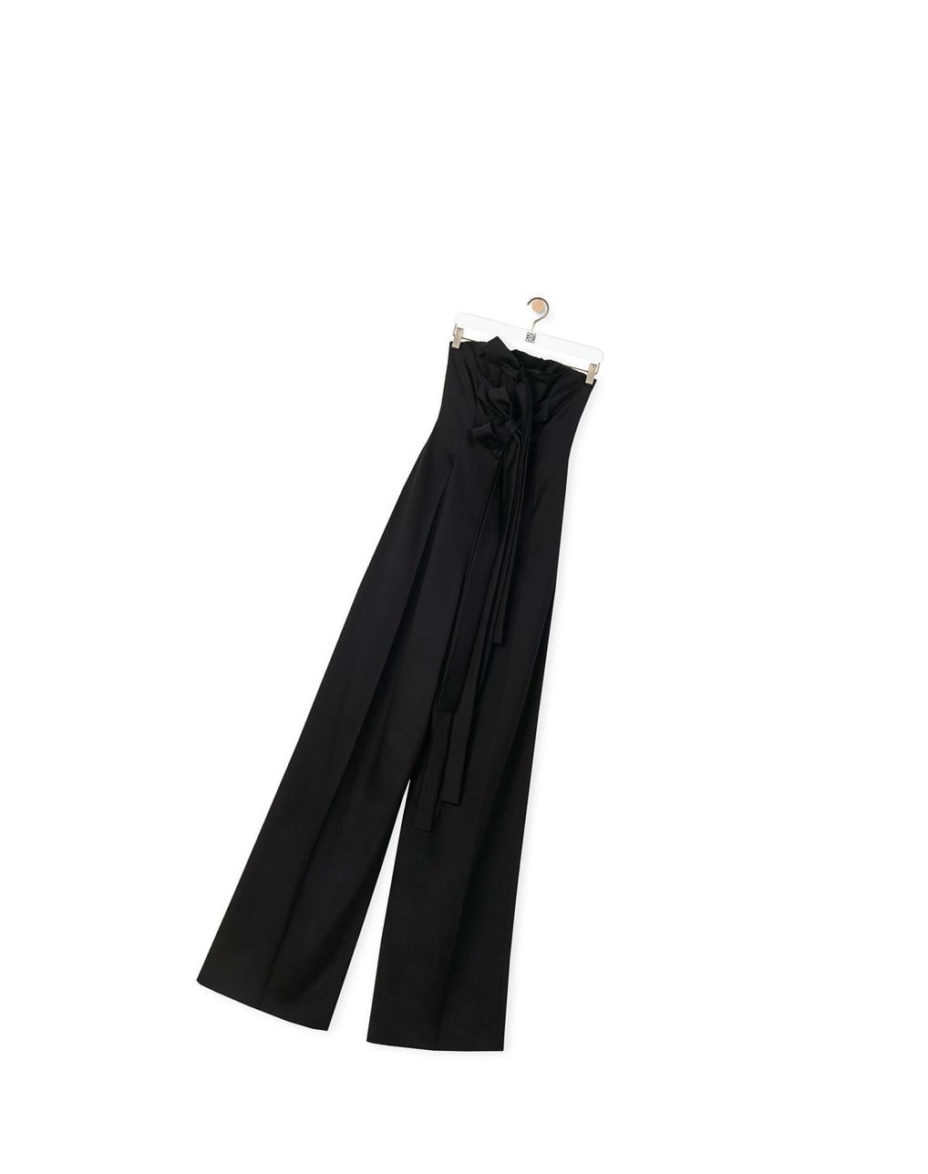 Loewe Bustier jumpsuit in wool and silk Black | VR6139407