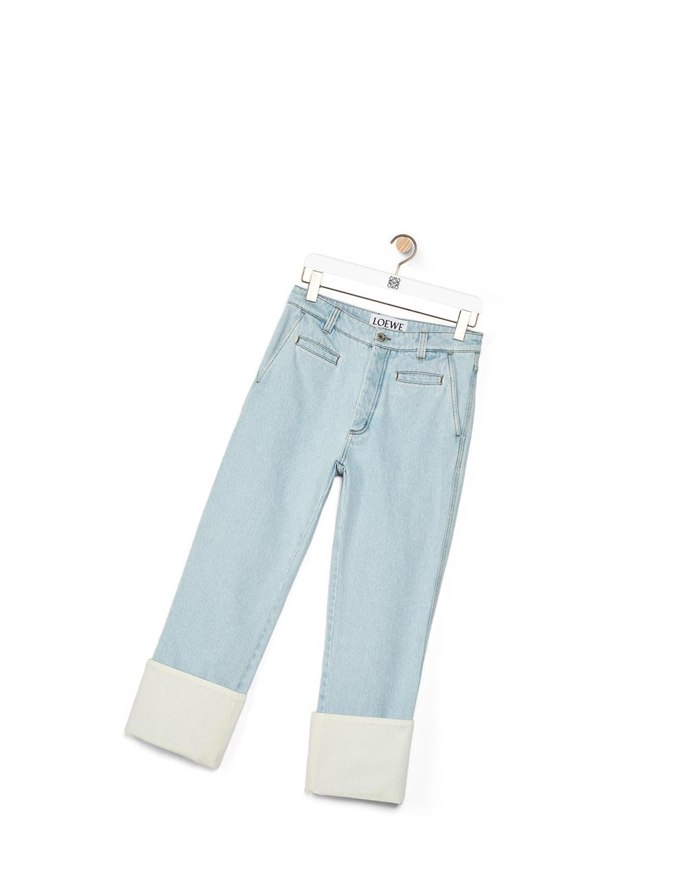 Loewe Fisherman jeans in denim Light Blue | VN6892103