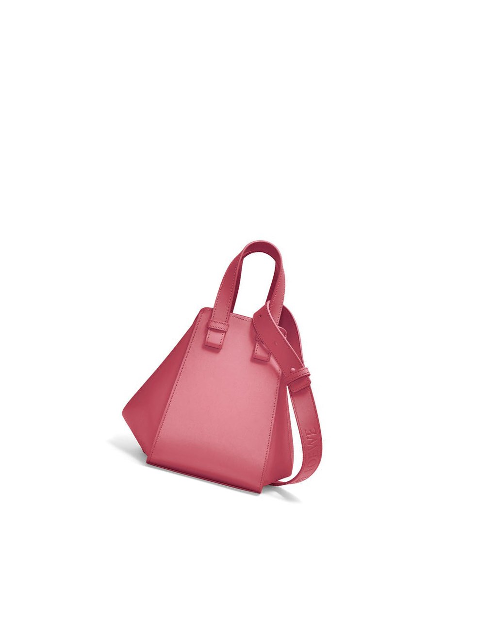 Loewe Hammock compact bag in satin calfskin Plumrose | XB7042659