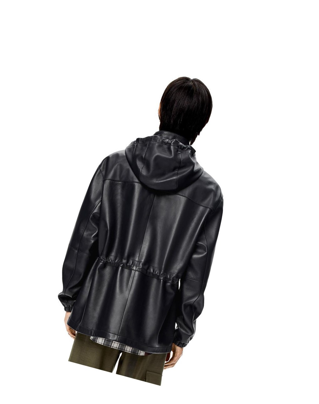 Loewe Hiking jacket in nappa Navy / Black | CF2697053