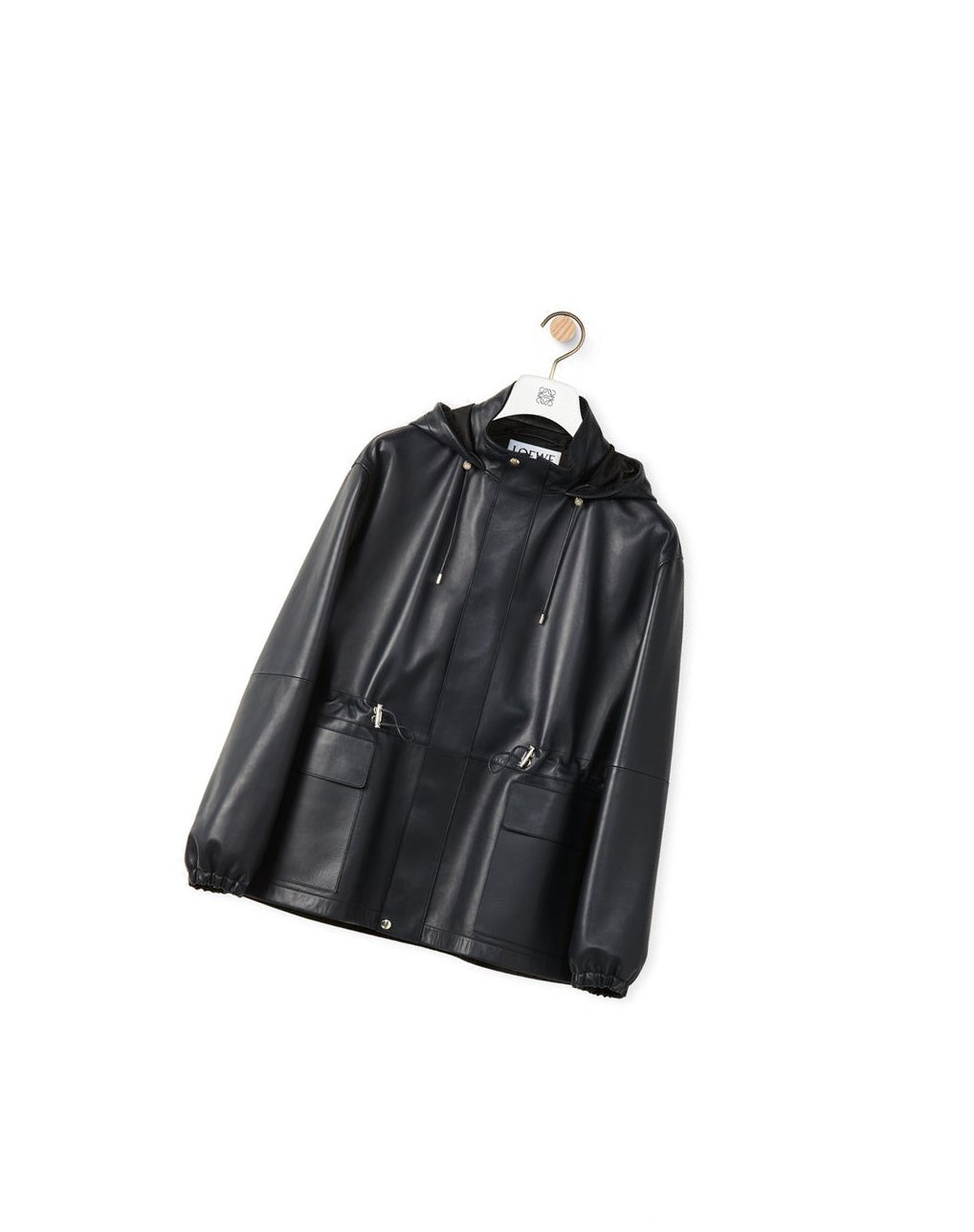 Loewe Hiking jacket in nappa Navy / Black | CF2697053