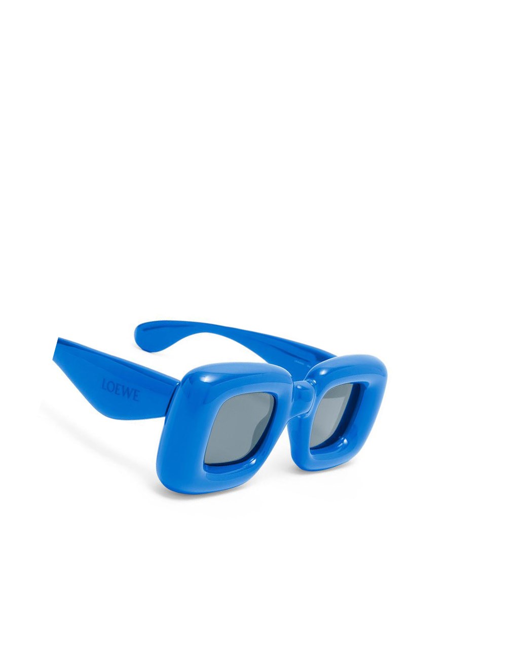 Loewe Inflated rectangular sunglasses in acetate Ink Blue | SO0359724