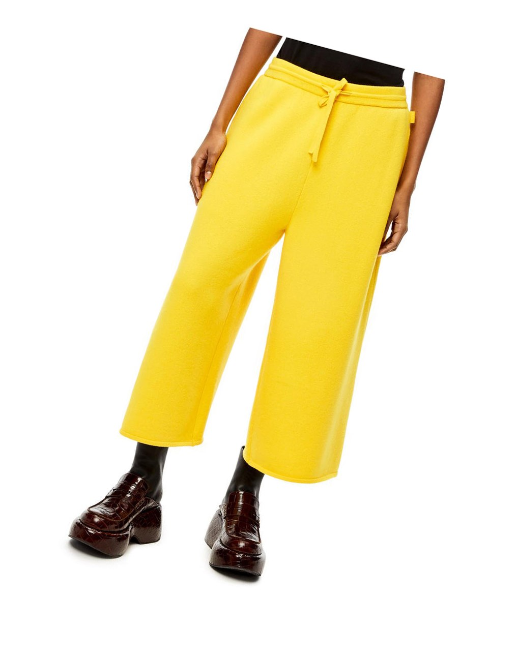 Loewe Knit trousers in cashmere Yellow | NO5762941