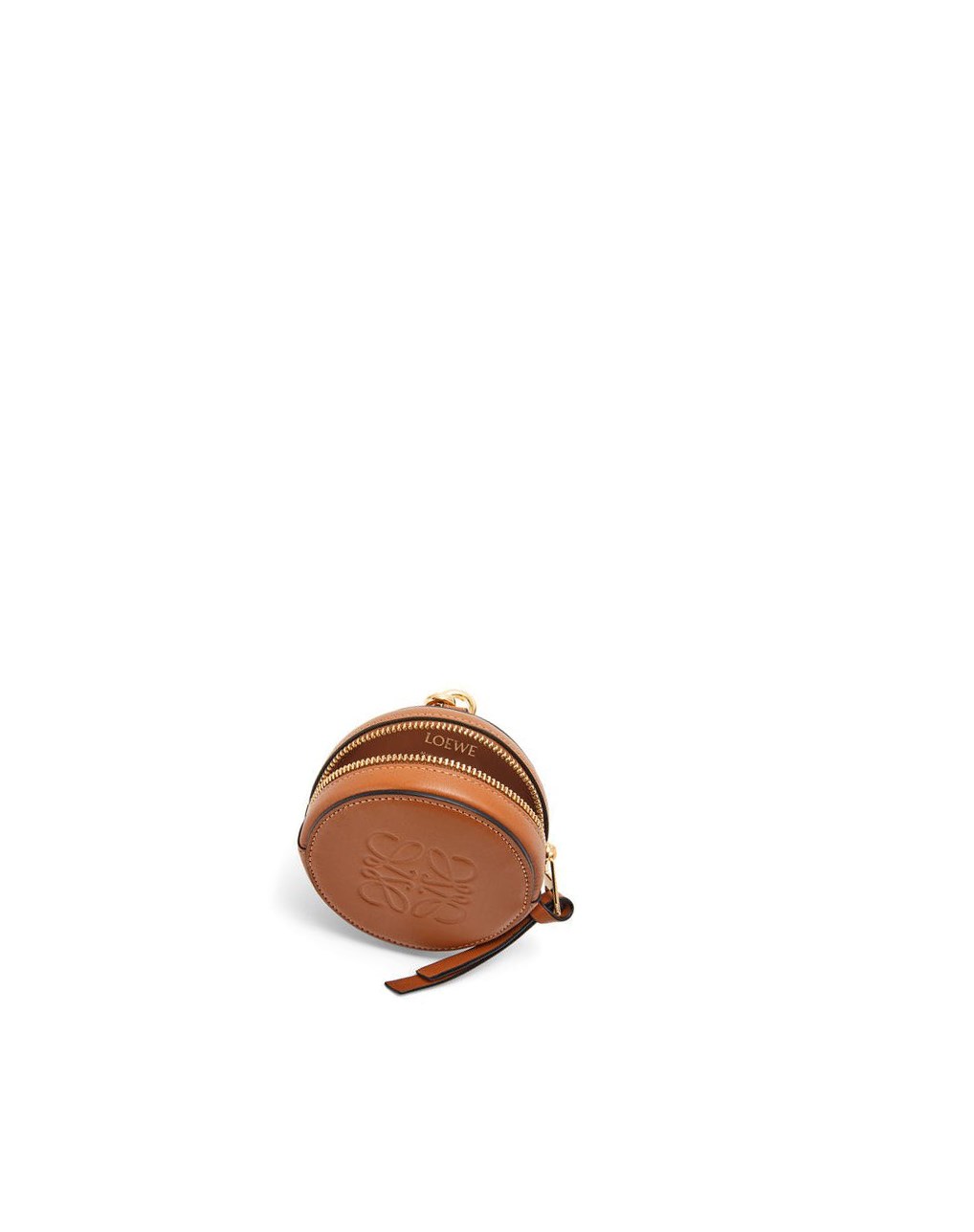 Loewe Mini Cookie pouch in soft calfskin Tan | YL1708269