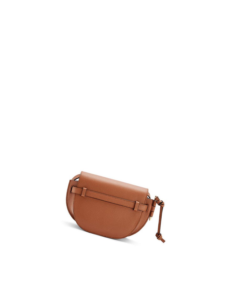 Loewe Mini Gate dual bag in pebble grain calfskin Tan | PH2061978