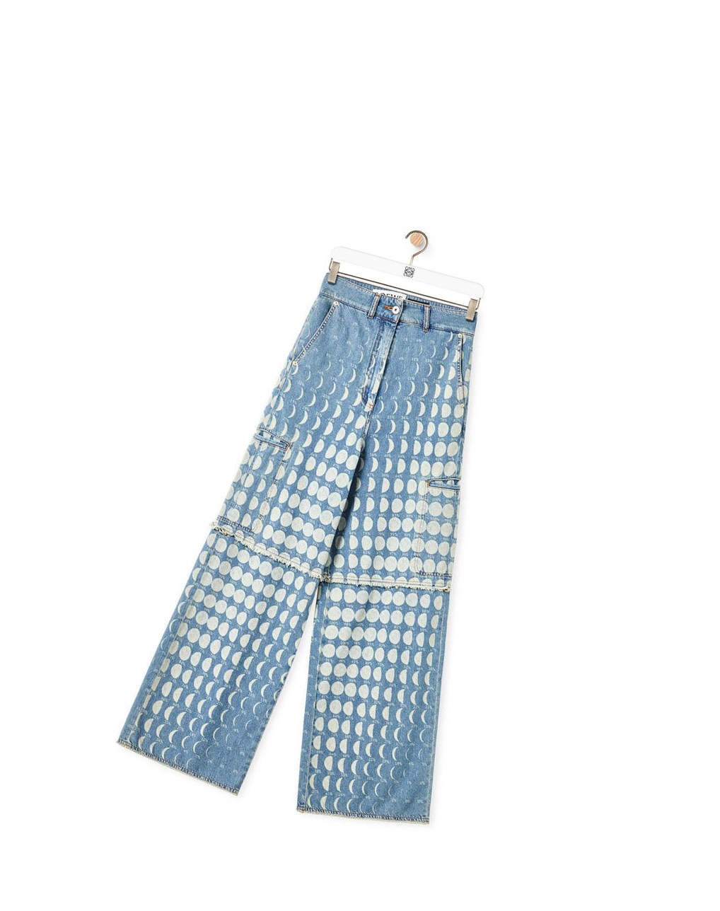 Loewe Moon cargo trousers in denim Jeans Blue | VE9213804