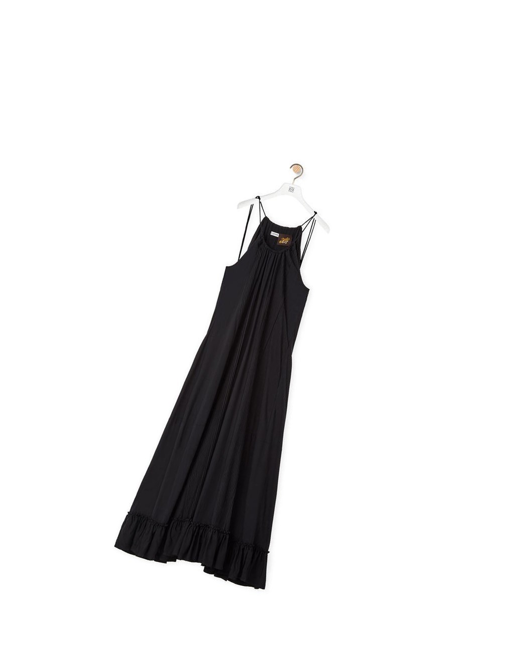 Loewe Ruffle dress in viscose Black | MC1526479