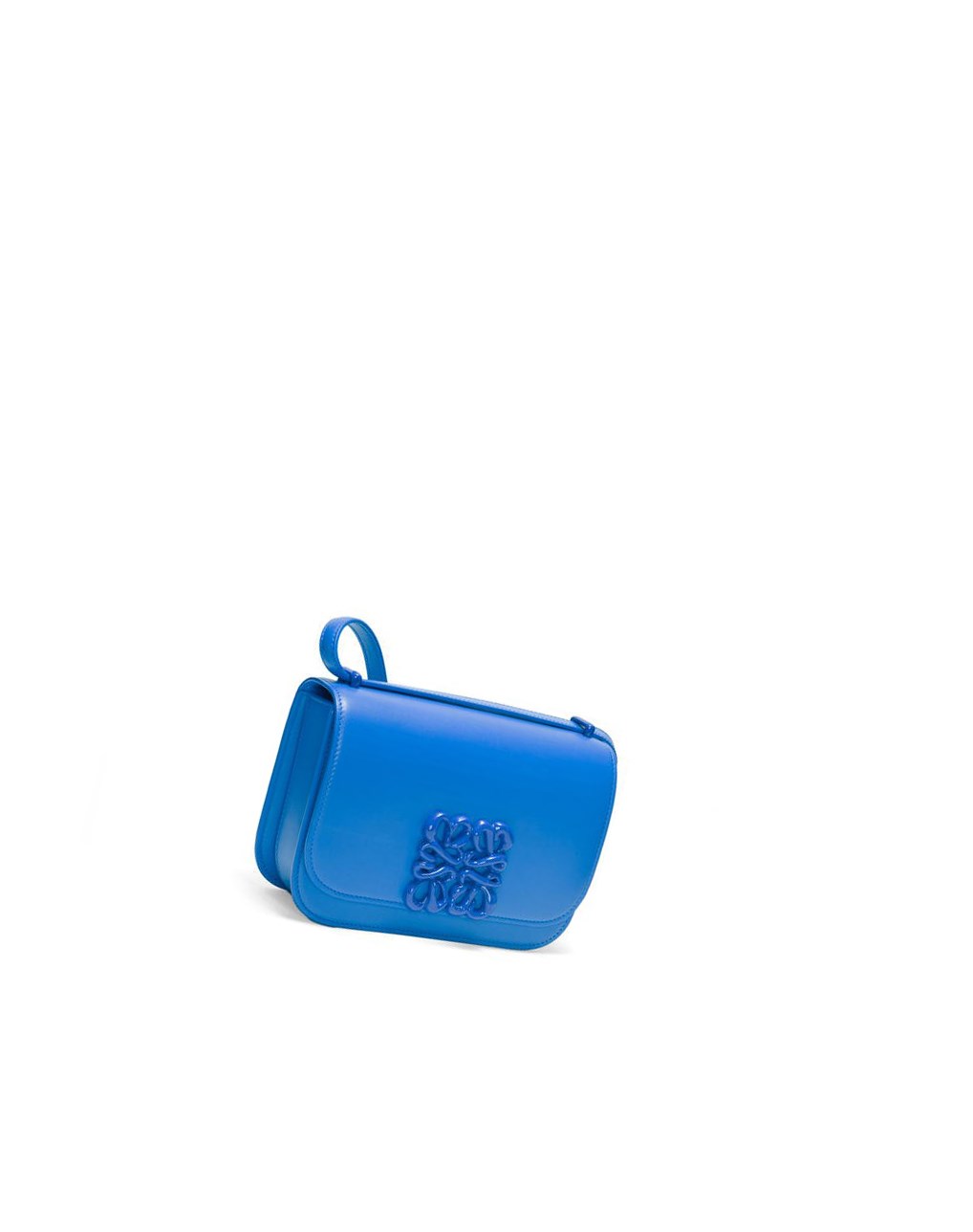 Loewe Small Goya bag in silk calfskin Scuba Blue | CQ0743826