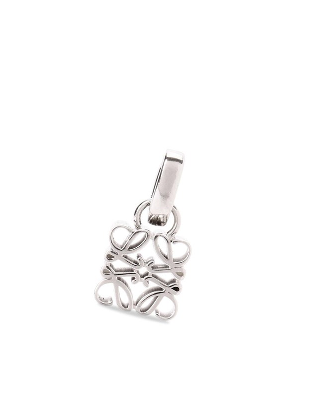 Loewe Anagram charm in sterling silver Silver | NQ9348150