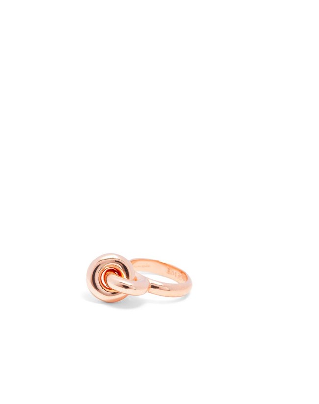Loewe Donut link ring in sterling silver Rose Gold | VI7690423