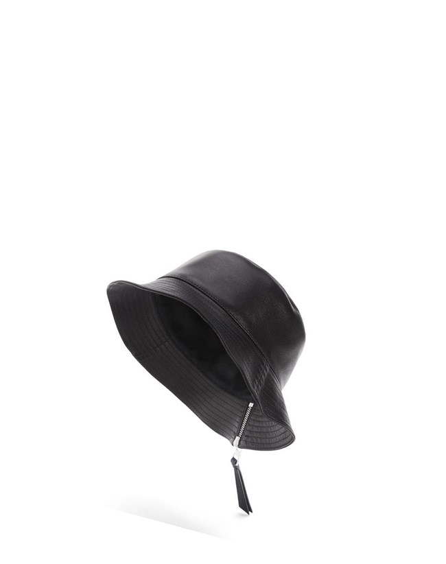 Loewe Fisherman hat in nappa calfskin Black | QV6318572