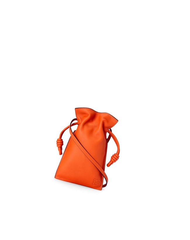 Loewe Flamenco Pocket in nappa calfskin Orange | KF5789306
