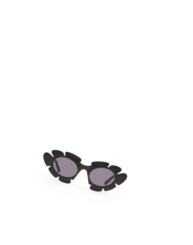 Loewe Flower sunglasses in injected nylon Black | KP6194085