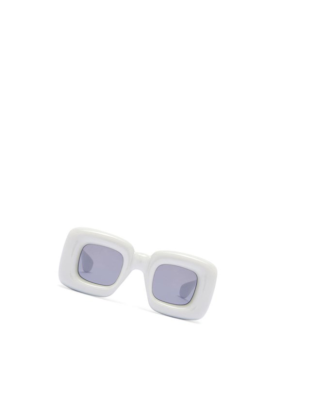 Loewe Inflated rectangular sunglasses in acetate Grey | CE6415038