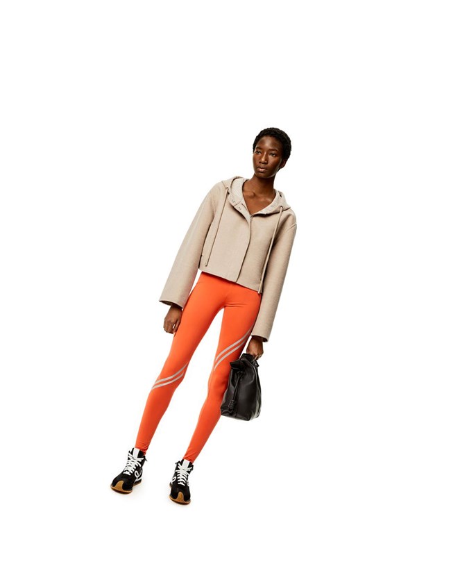 Loewe LOEWE leggings in polyamide Bright Orange | RZ5268970