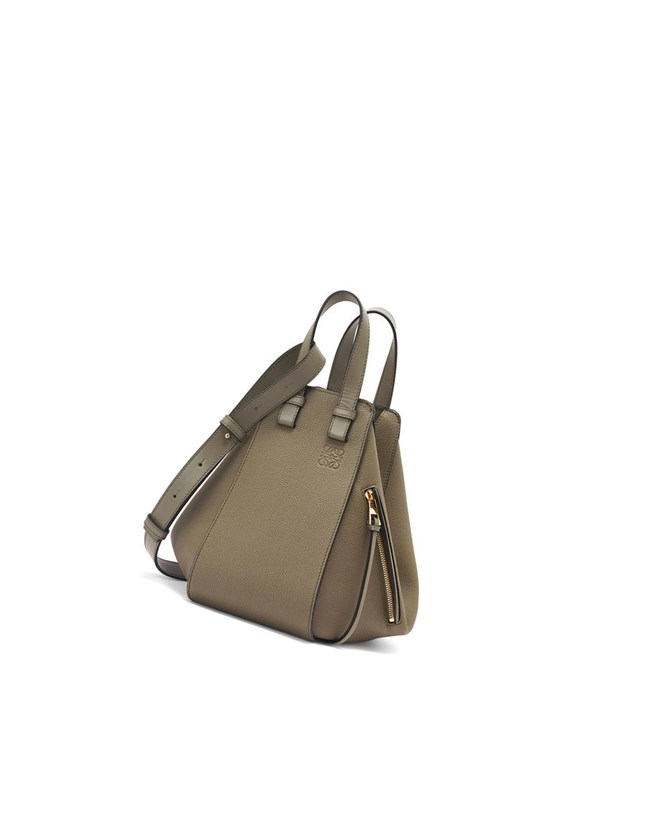 Loewe Small Hammock bag in soft grained calfskin Laurel Green | YR6980273