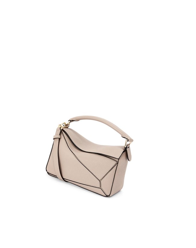 Loewe Small Puzzle bag in soft grained calfskin Sand | JS0736158