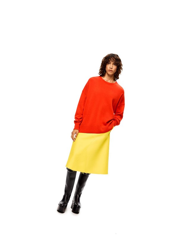 Loewe Sweater in cashmere Orange | SG3695724