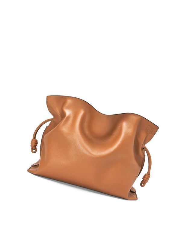 Loewe XL Flamenco bag in nappa calfskin Warm Desert | LV5936018
